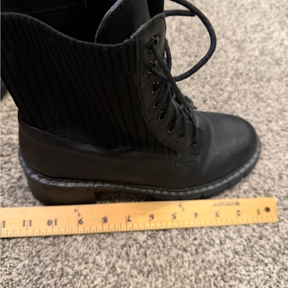 EUC UNILADY BOUTIQUE 8.5/9 Black Women's Moto Boots - Picture 6 of 6